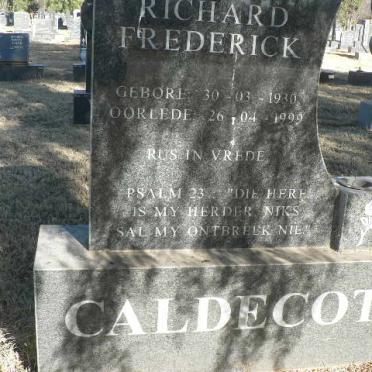 CALDECOTT Richard Frederick 1930-1999