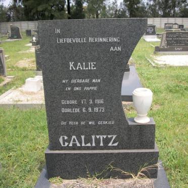 CALITZ Kalie 1916-1973