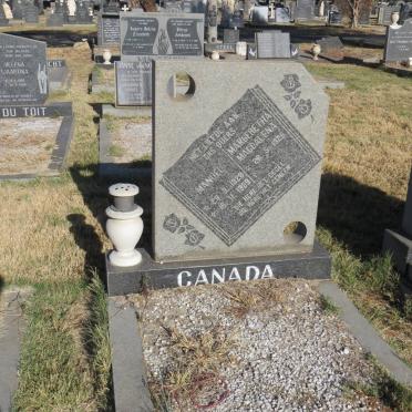 CANADA Manuel 1928-1989 &amp; Margeretha Magdalena 1929-