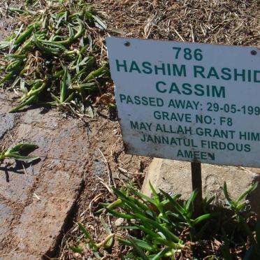 CASSIM Hashim Rashid -1998