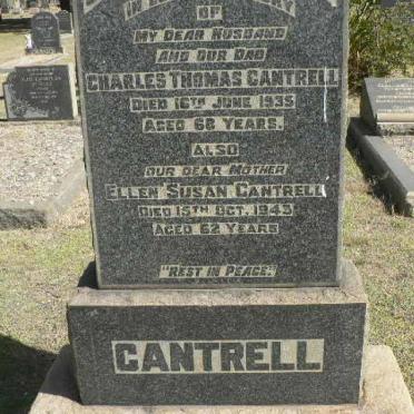 CANTRELL Charles Thomas -1935 &amp; Ellen Susan -1943