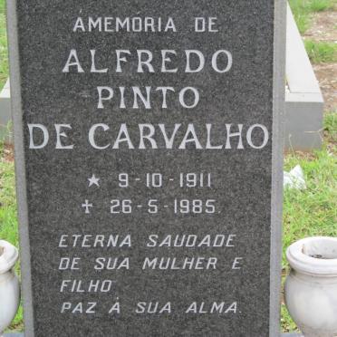 CARVALHO Alfredo Pinto, de 1911-1985
