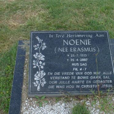 CERONIO Noenie nee ERASMUS 1913-2007