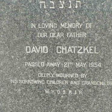 CHATZKEL David -1954