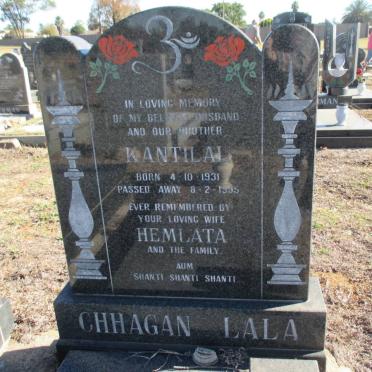 CHHAGAN LALA Kantilal 1931-1995