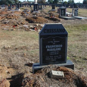 CHISSANO Francisco Mabalane 1932-2013