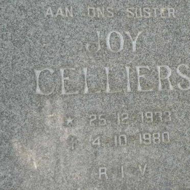 CILLIERS Joy 1933-1980