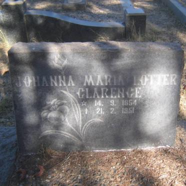 CLARENCE Johanna Maria Lotter 1854-1951