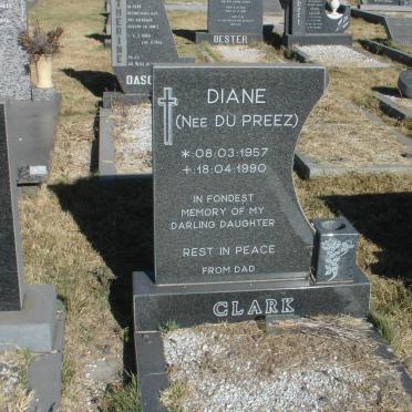 CLARK Diane nee DU PREEZ 1957-1990