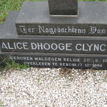 CLYNCKE Alice nee DHOOGE 1904-1998