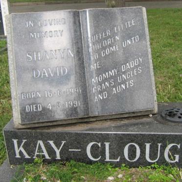 CLOUGH Shanyn David, Kay 1991-1991