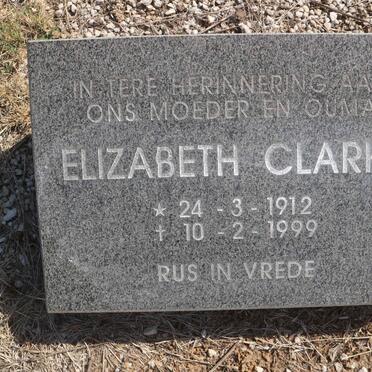 CLARKE Elizabeth 1912-1999