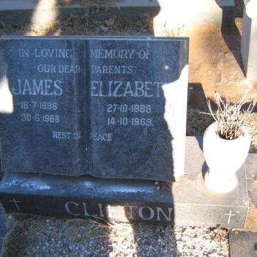 CLINTON James 1886-1966 &amp; Elizabeth 1889-1969