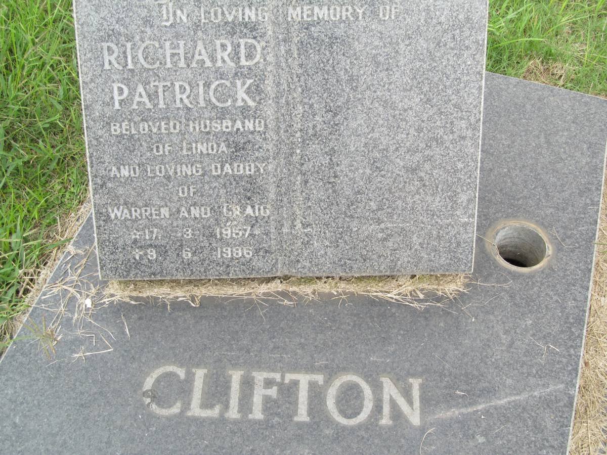 CLIFTON Richard Patrick 1957-1986