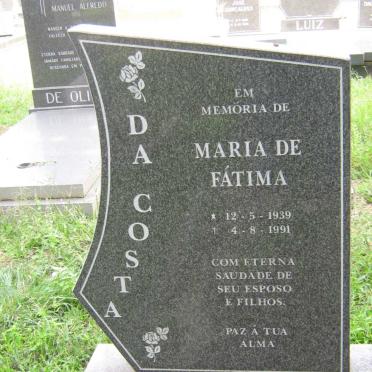 COSTA Maria De Fátima, da 1939-1991