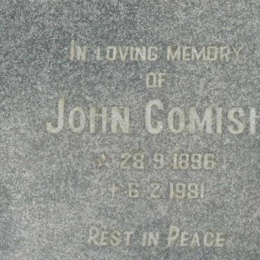 COMISH John 1896-1981