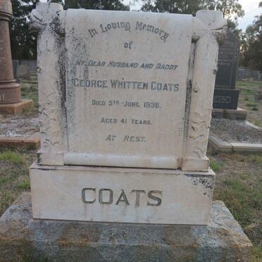 COATS George Whitten  -1936