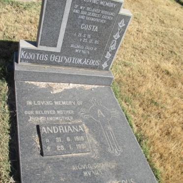 COSTA 1915-1985 &amp; Adriana 1919-1991