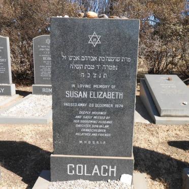 COLACH Susan Elizabeth -1974