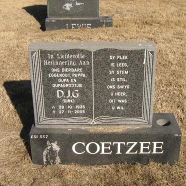 COETZEE D.J.G. 1935-2005