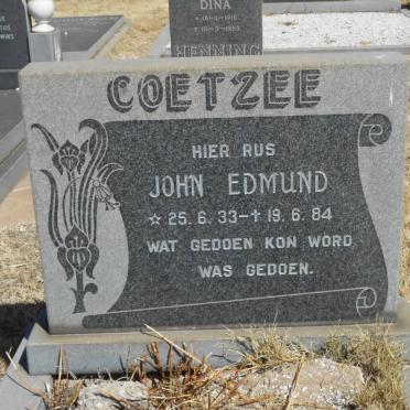 COETZEE John Edmund 1933-1984