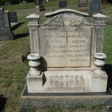 COETZER David Johan 1869-1928 &amp; Maria Alletta MEYER 1878-1939