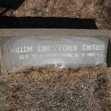 COETZEE Willem Lodewieckes 1894-1971
