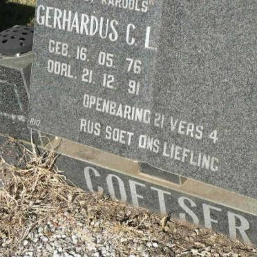 COETSER Gerhardus C.L. 1976-1991