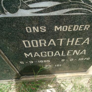 COETZEE Dorathea Magdalena 1895-1976