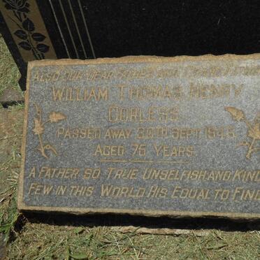 CORLESS William Thomas Henry -1945