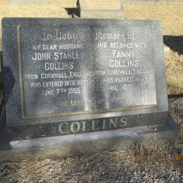 COLLINS John Stanley -1955 &amp; Fanny -1967