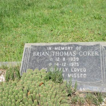 COKER Brian Thomas 1939-1975