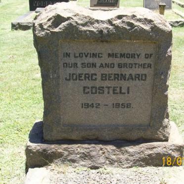 COSTELI Joerg Bernard 1942-1958