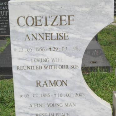 COETZEE Annelise 1956-1986 :: COETZEE Ramon 1985-2003