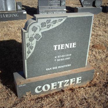 COETZEE Tienie 1910-1997