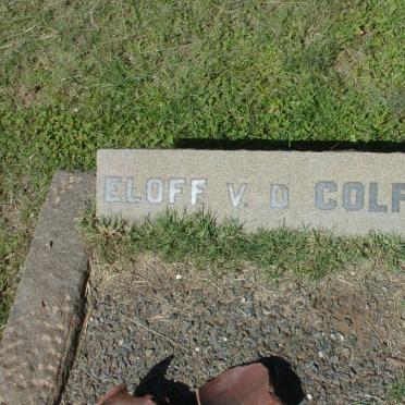 COLFF Eloff, v. d.