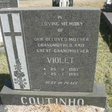 COUTINHO Violet 1907-1995