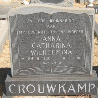 CROUWKAMP Anna Catharina Wilhelmina 1952-1986