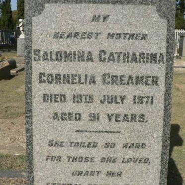 CREAMER Salomina Catharina Cornelia -1971