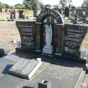 CRESTWELL Narguloo 1913-1973 &amp; Vallima 1927-1998