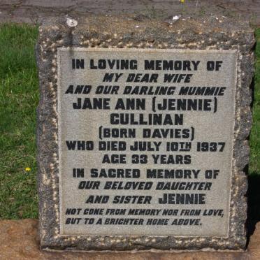 CULLINAN Jane Ann nee DAVIES -1937