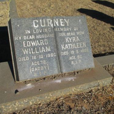 CURNEY Edward William -1960 &amp; Kyra Kathleen -1982