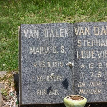 DALEN Stephanus Lodevikus, van 1912-1982 &amp; Maria C.S. 1919-1969
