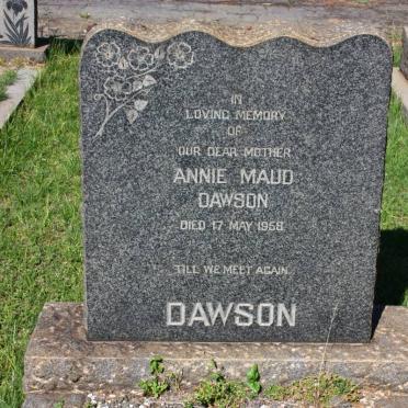 DAWSON Annie Maud -1958