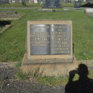 DALGETY John Smith -1934 &amp; Jeanie Stewart -1939