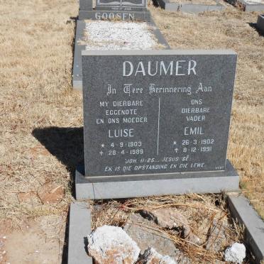 DÄUMER Emil 1902-1991 &amp; Luise 1903-1989