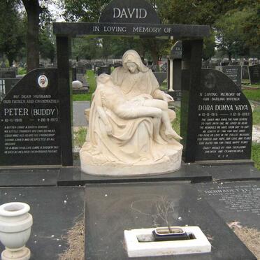 DAVID Peter 1918-1973 &amp; Dora Dumya Yaya 1915-1983 :: DAVID Bernadette 1944-1998