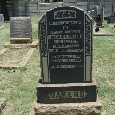 DAKERS Fredrick -1943