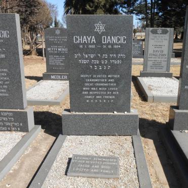 DANCIG Chaya 1902-1994