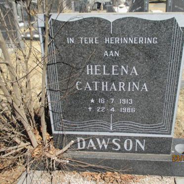 DAWSON Helena Catharina 1913-1986